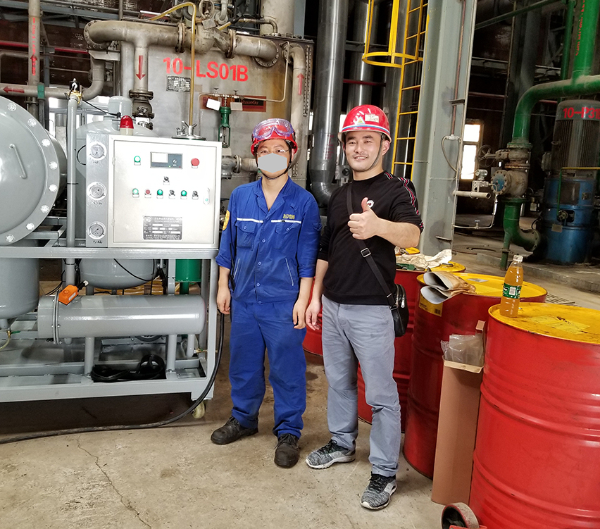 東方希望汽輪機油現場